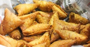 Chicken Samosa Non-Vegetarian Street Food Pune