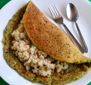 Pesarattu Dosa-Type Street Food in Hyderabad