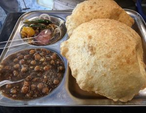 Chole Bhature Best Street Food in North Campus Delhi